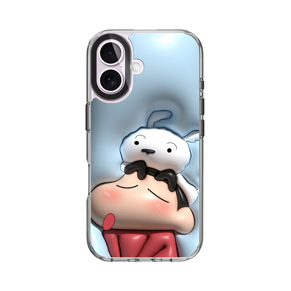かわいい白い犬 iPhone 17オリジナルケース