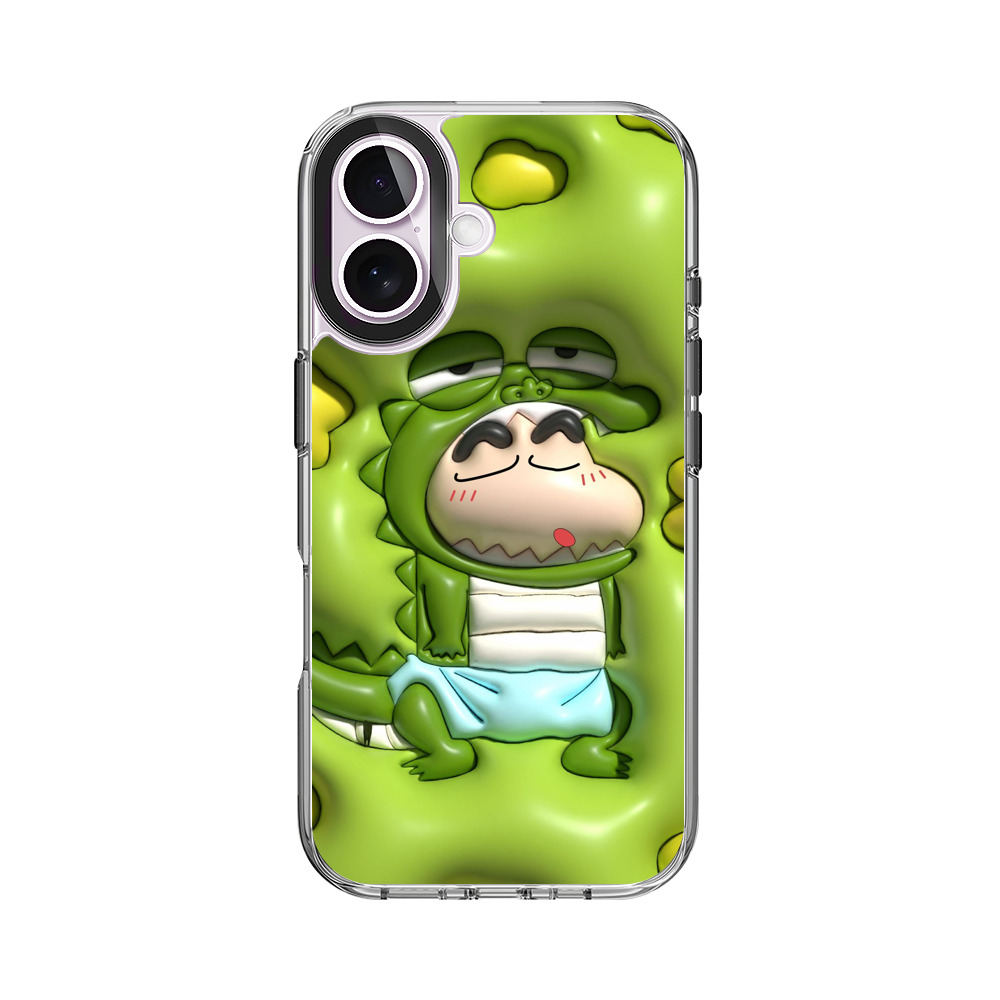 かわいいワニ着ぐるみ iPhone 17オリジナルケース