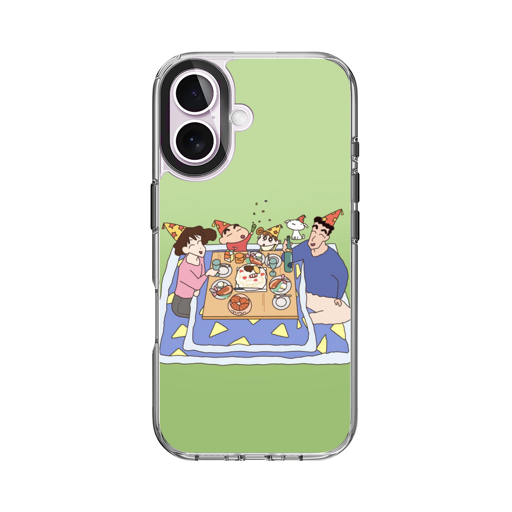 こたつで家族パーティー iPhone 17オリジナルケース