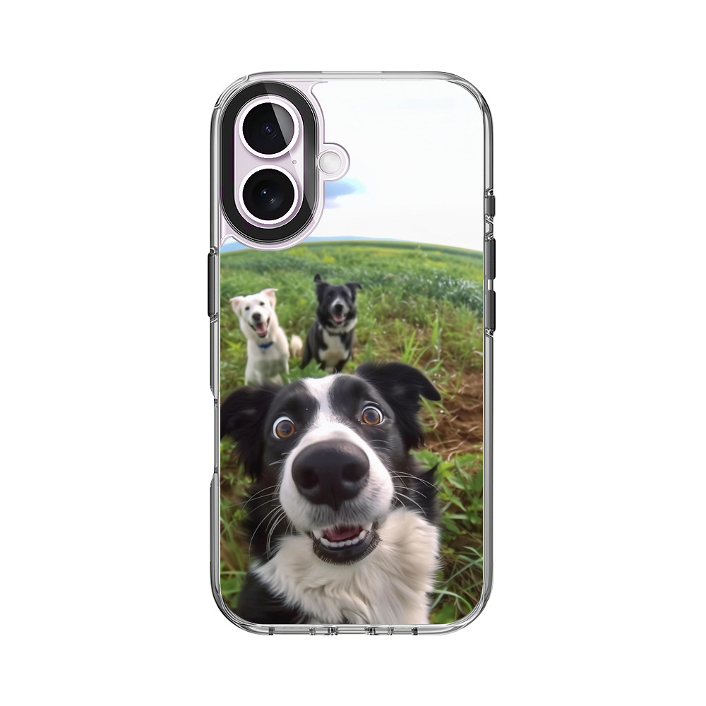 好奇心旺盛な犬 iPhone 17オリジナルケース