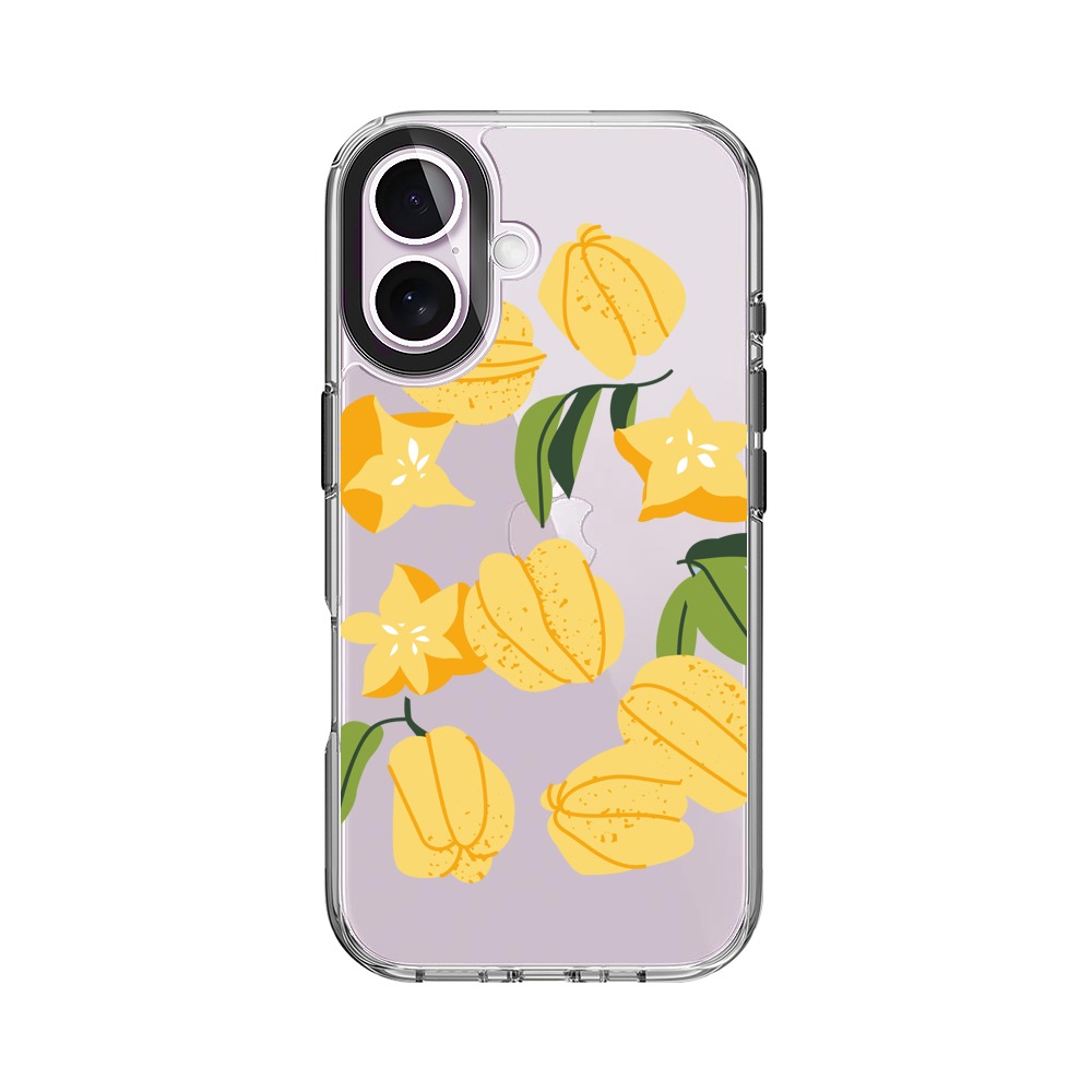 黄色のフルーツ iPhone 17オリジナルケース