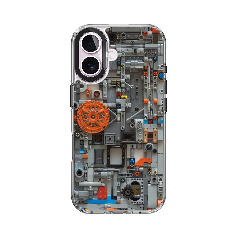 複雑機械部品デザイン iPhone 17オリジナルケース