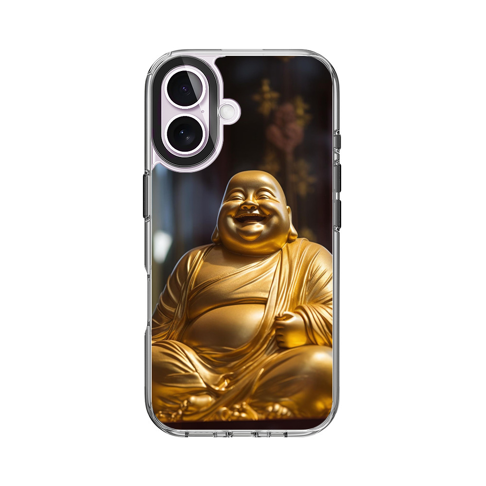 黄金色の笑う仏像 iPhone 17オリジナルケース