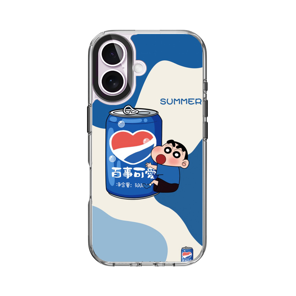 クレヨンしんちゃん青缶 iPhone 17オリジナルケース