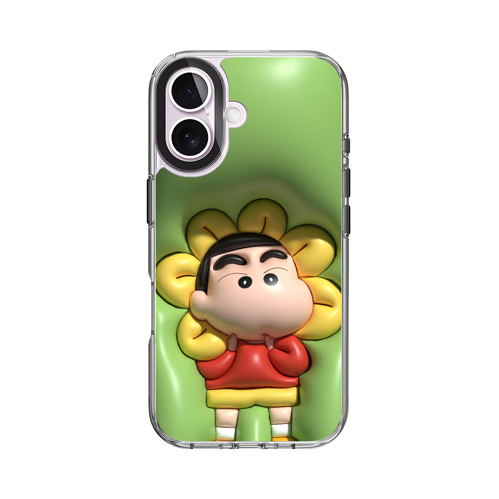 しんちゃんとひまわり iPhone 17オリジナルケース