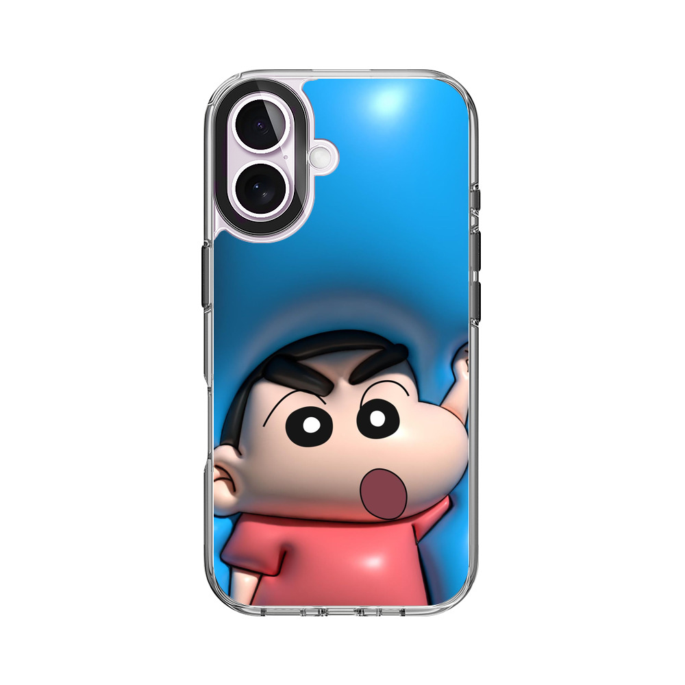 クレヨンしんちゃん驚き iPhone 17オリジナルケース