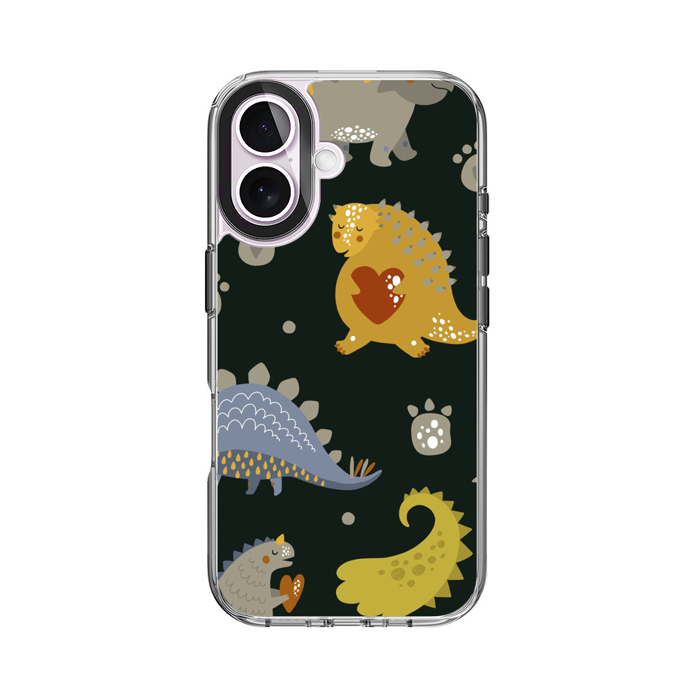 恐竜の模様 iPhone 17オリジナルケース