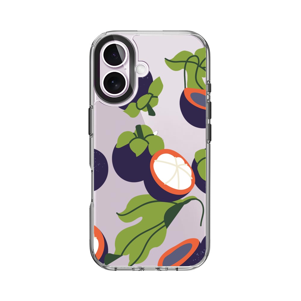 マンゴスチンのイラスト iPhone 17オリジナルケース