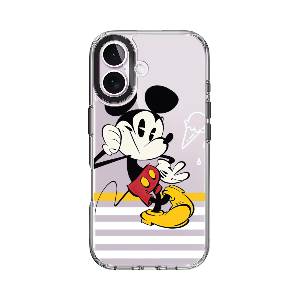 モノクロミッキーとアイス iPhone 17オリジナルケース