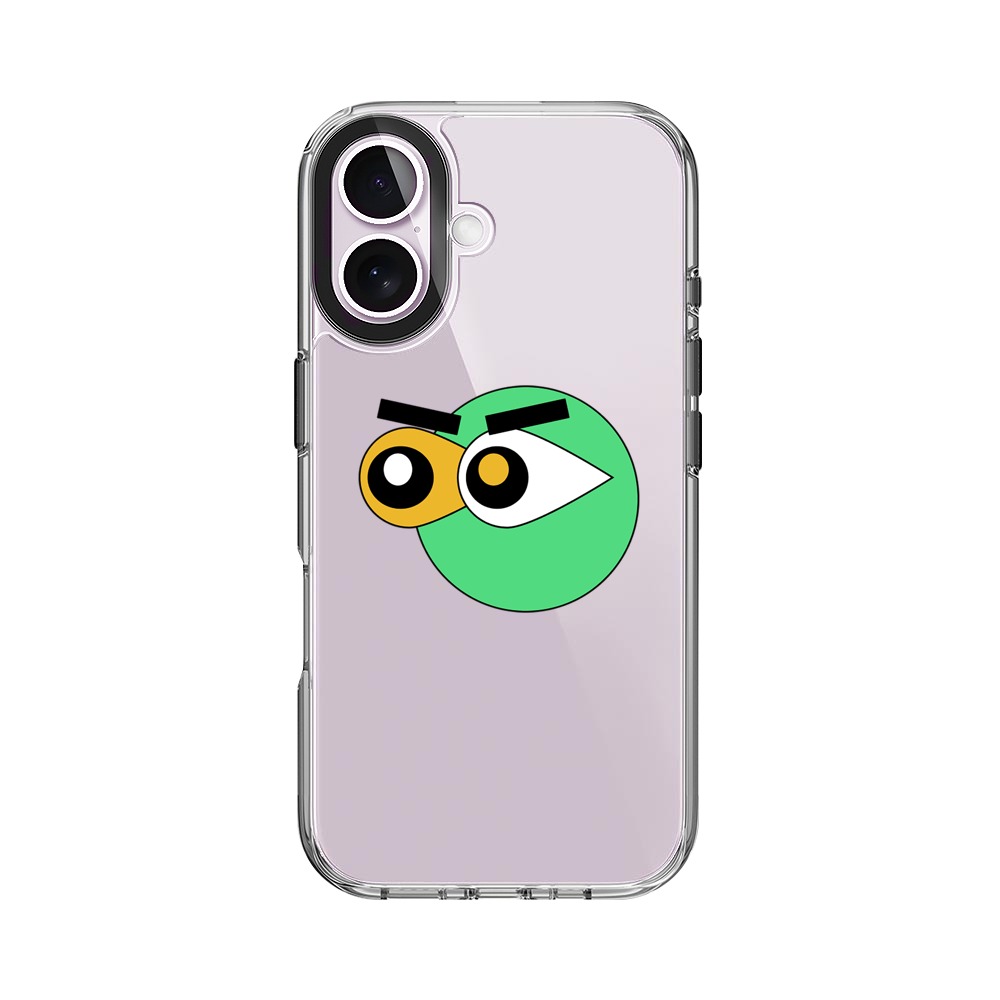 緑のキャラクター iPhone 17オリジナルケース
