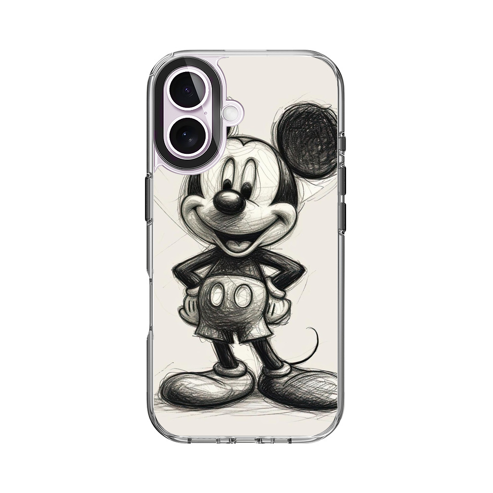 ミッキーマウススケッチ iPhone 17オリジナルケース