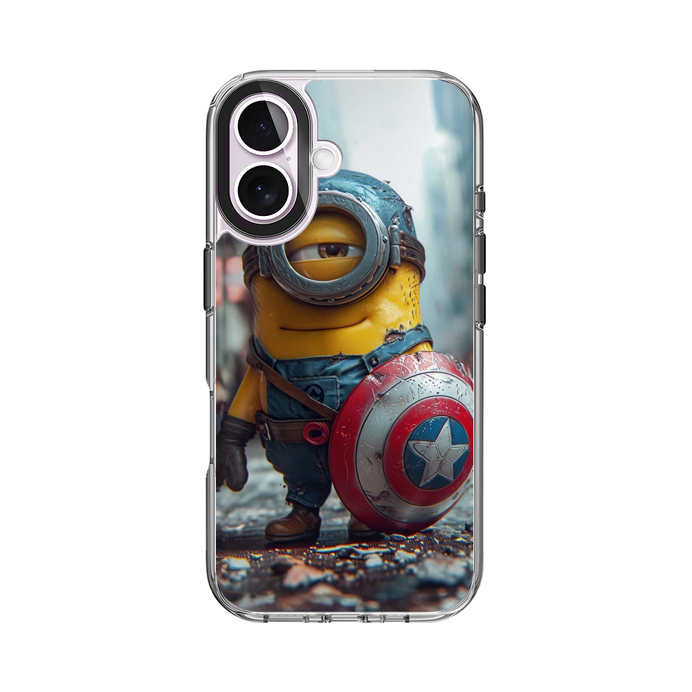 キャプテン風ミニオン iPhone 17オリジナルケース