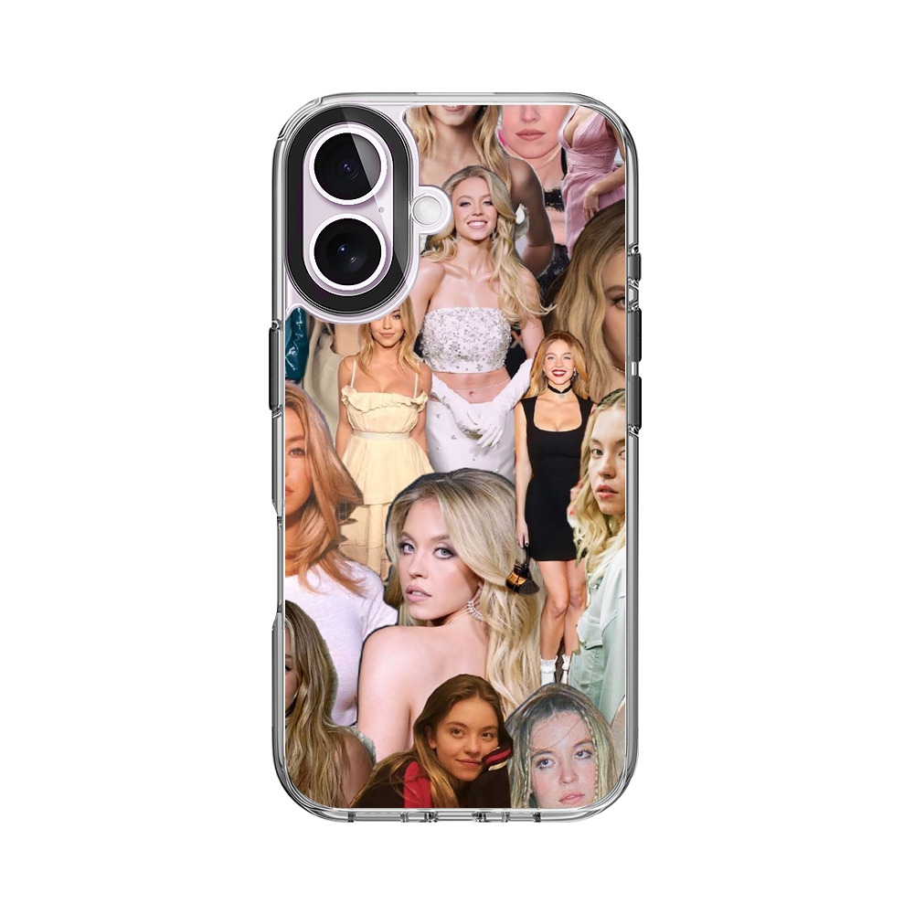 魅力的な女性コラージュ iPhone 17オリジナルケース