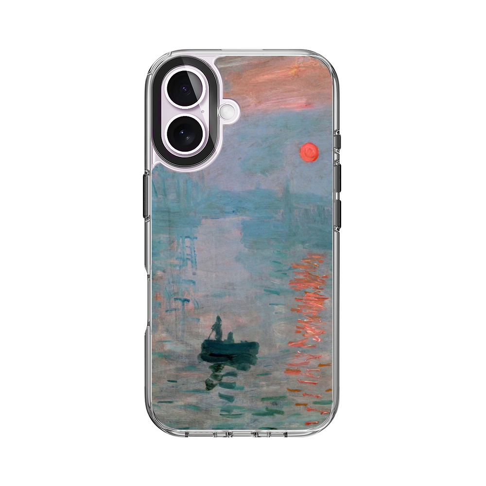 印象派の水辺風景 iPhone 17オリジナルケース