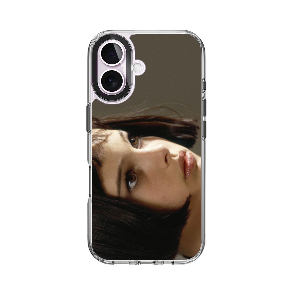 むつかしい表情の女性 iPhone 17オリジナルケース