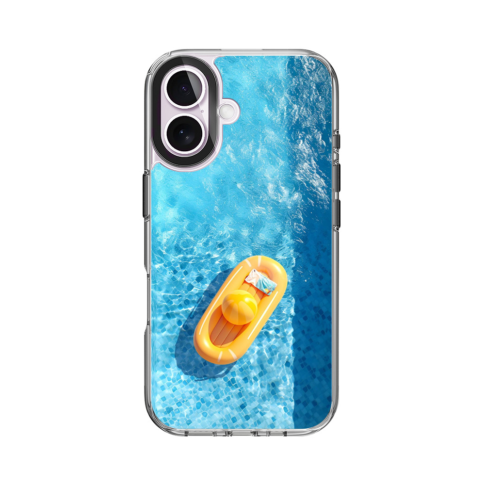 夏のプール浮き輪 iPhone 17オリジナルケース