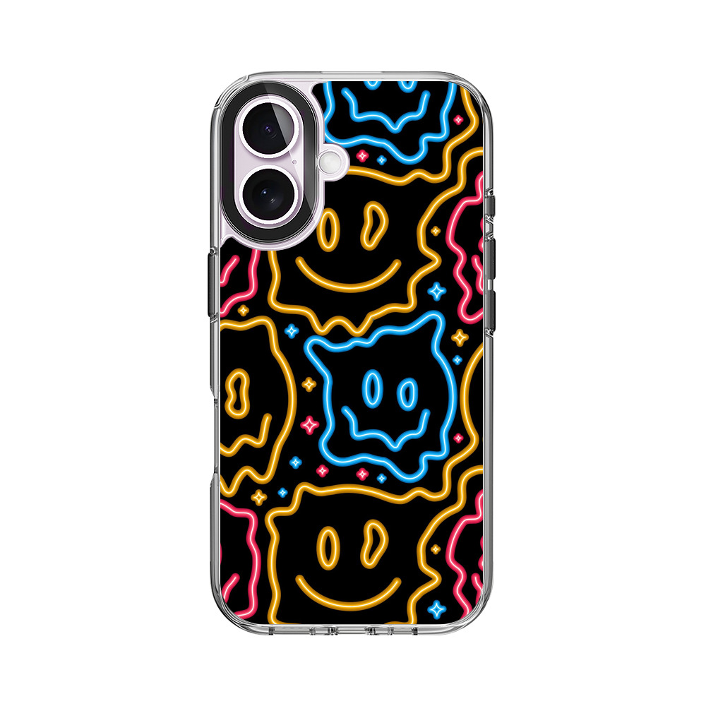 ネオンサインスマイルパターン iPhone 17オリジナルケース