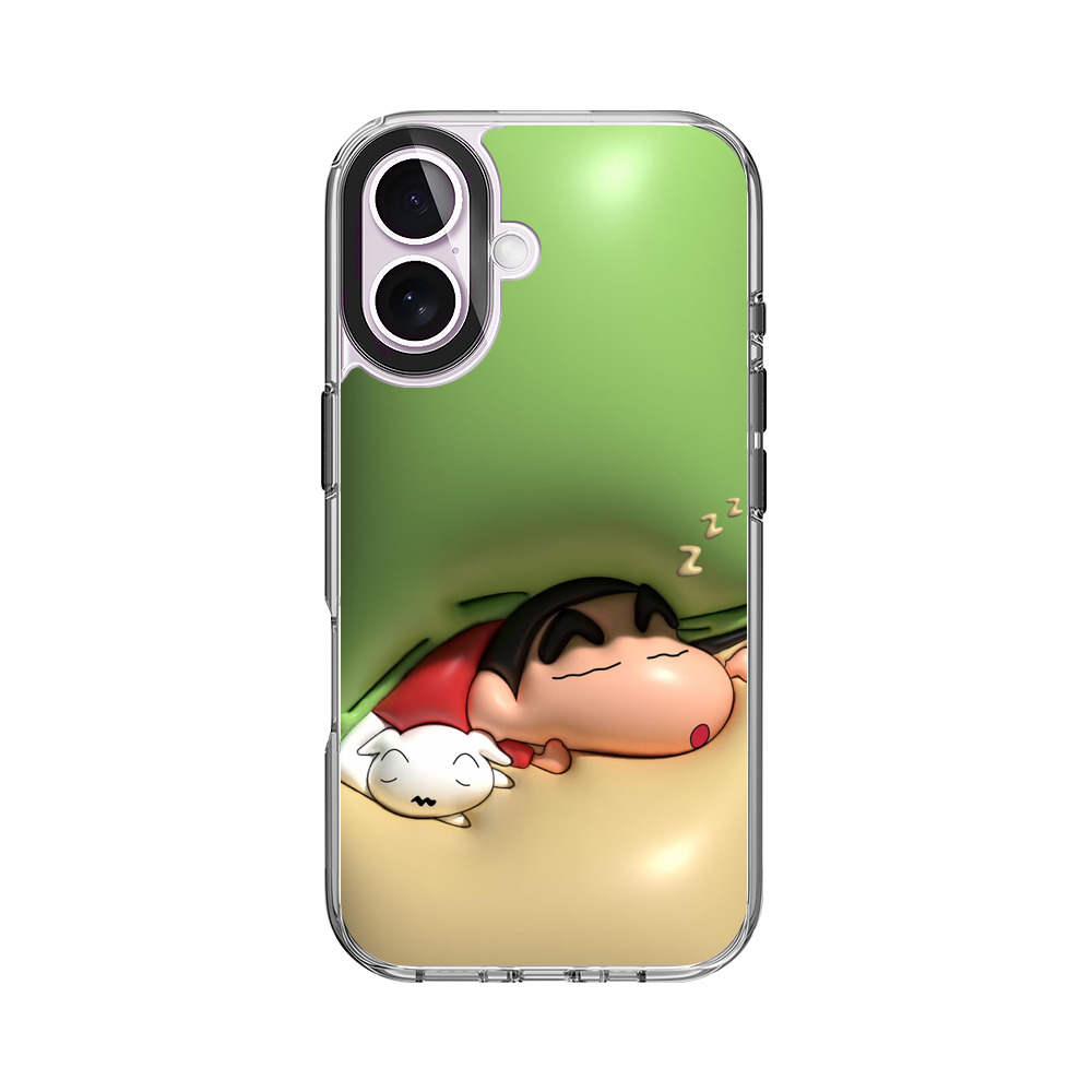 眠るクレヨンしんちゃん iPhone 17オリジナルケース