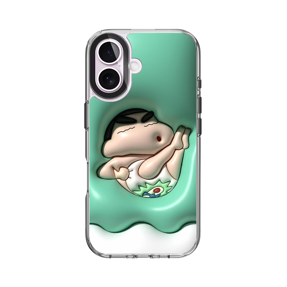 お風呂リラックスしんちゃん iPhone 17オリジナルケース