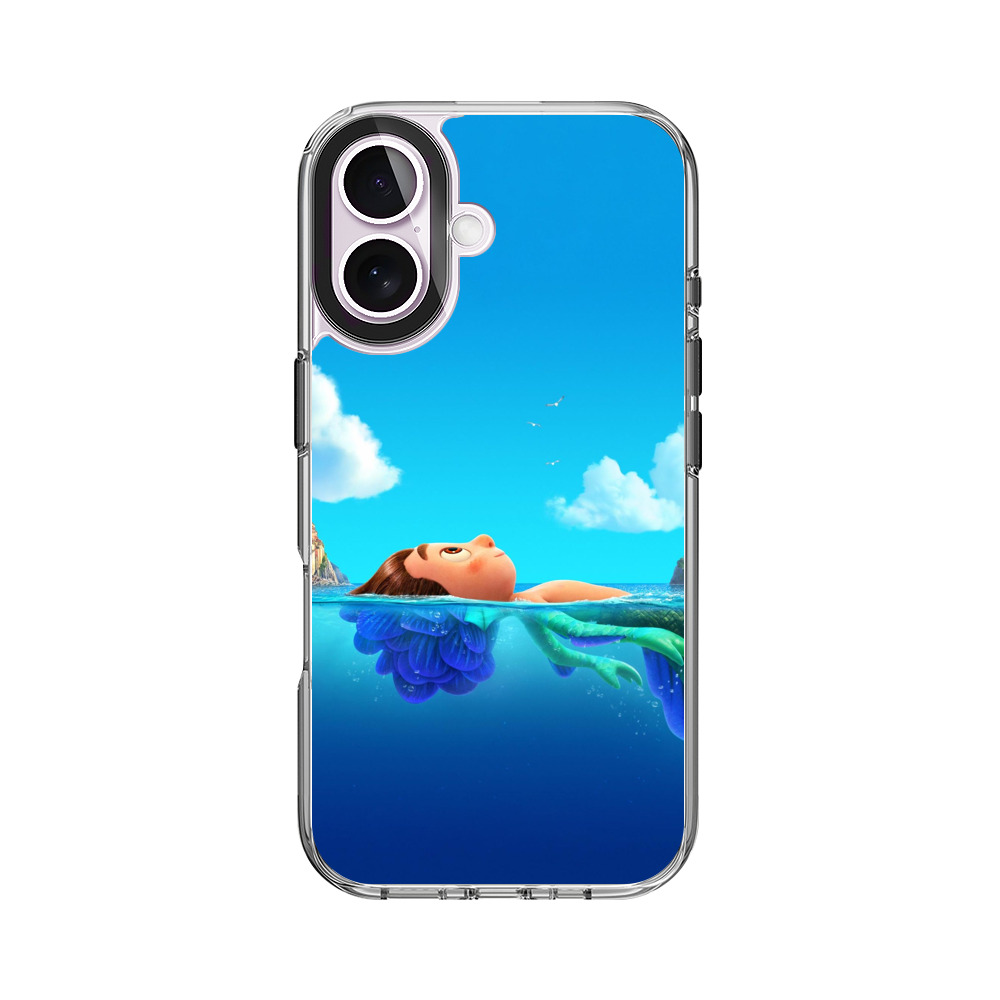 穏やかな海に浮かぶ子供 iPhone 17オリジナルケース