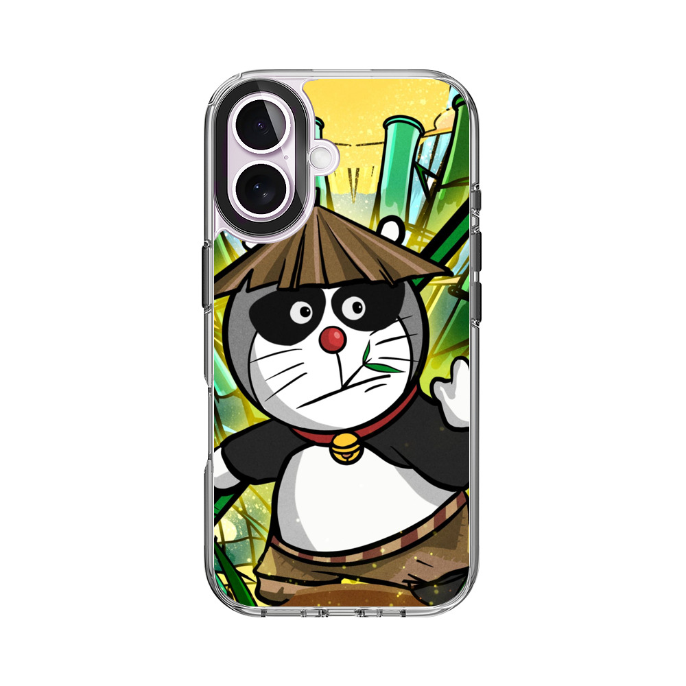 笠をかぶる竹林パンダ iPhone 17オリジナルケース