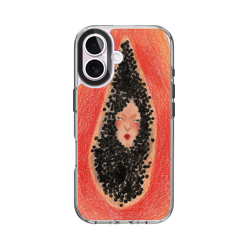 パパイヤの中の女性 iPhone 17オリジナルケース
