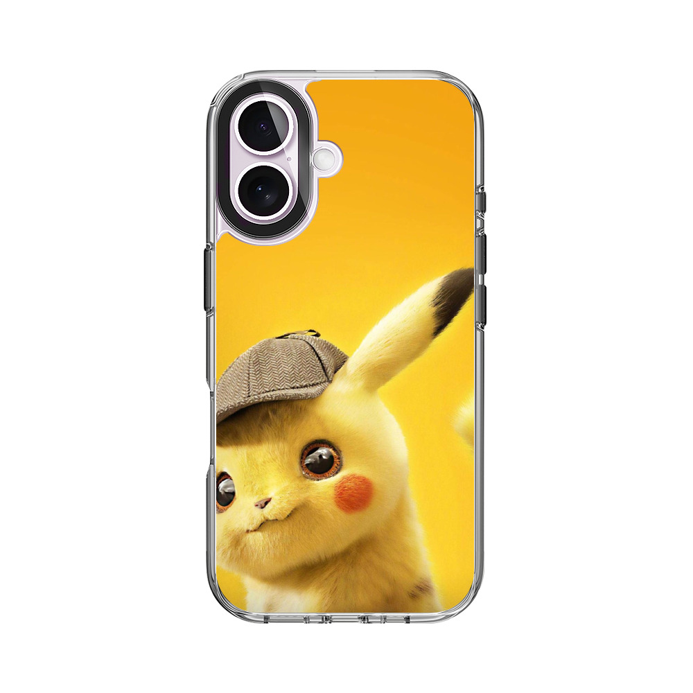 帽子のピカチュウの顔アップ iPhone 17オリジナルケース