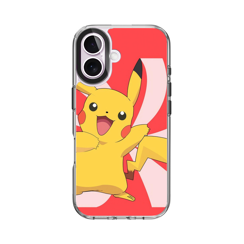 元気なピカチュウ iPhone 17オリジナルケース