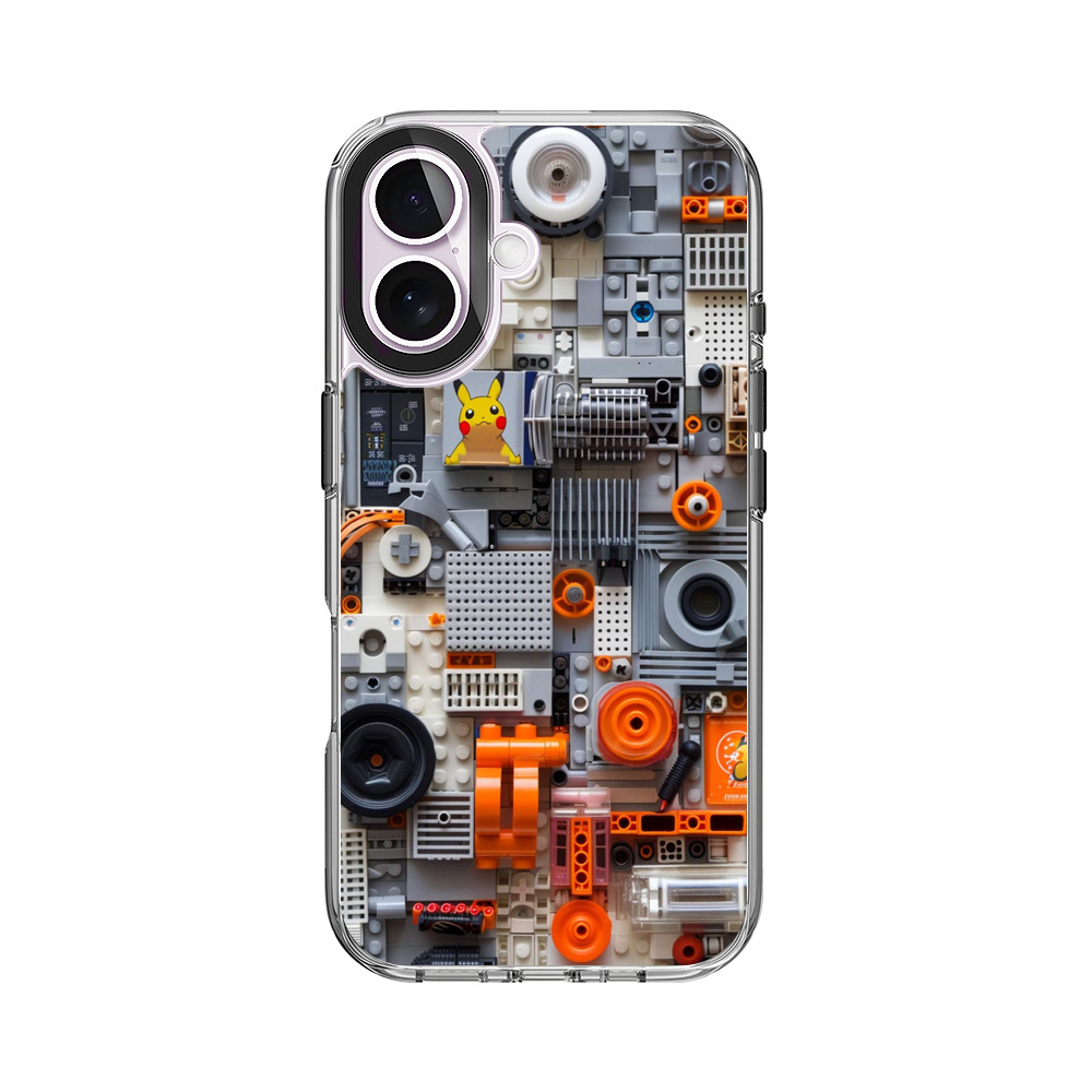 ピカチュウブロックアート iPhone 17オリジナルケース