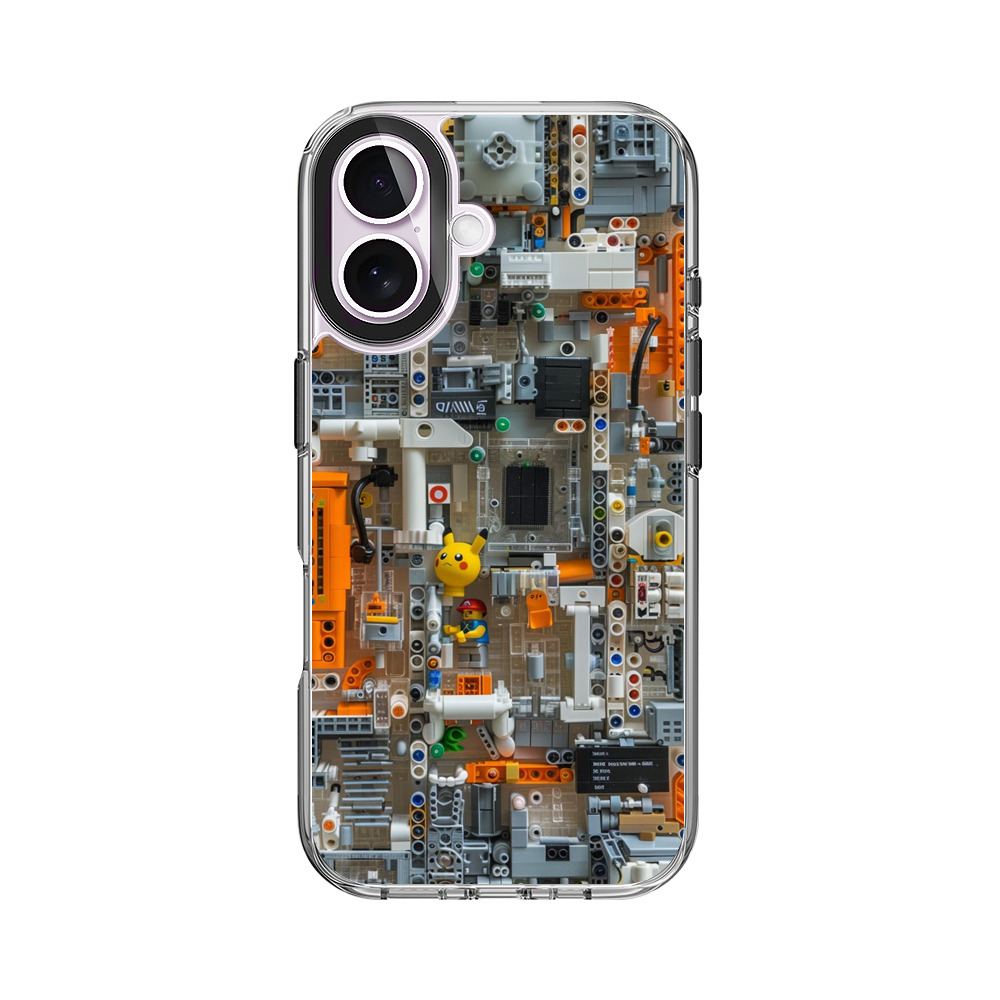 ピカチュウとレゴの部品 iPhone 17オリジナルケース
