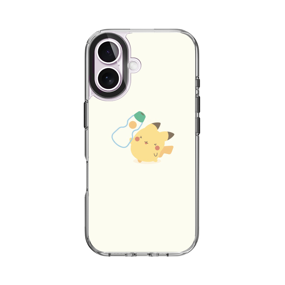 ミルク瓶とピカチュウ iPhone 17オリジナルケース