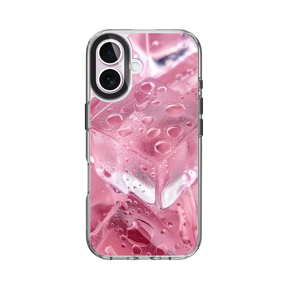 ピンク氷のキューブ iPhone 17オリジナルケース