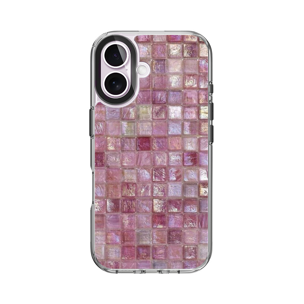 ピンクのタイル iPhone 17オリジナルケース