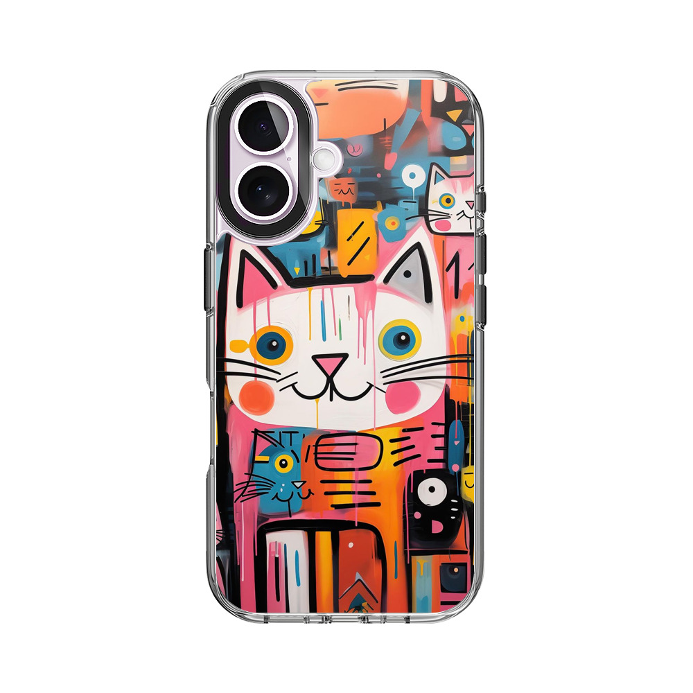 ポップアートの猫 iPhone 17オリジナルケース