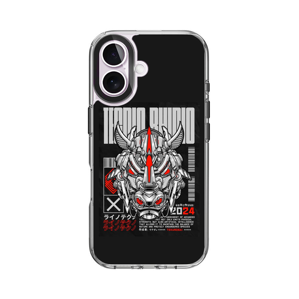 ライノサウルスのアート iPhone 17オリジナルケース