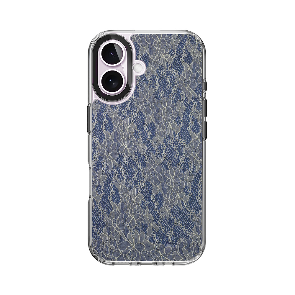 レース模様のデザイン iPhone 17オリジナルケース