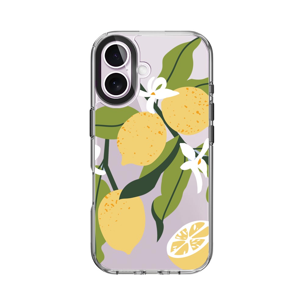 レモンのデザイン iPhone 17オリジナルケース