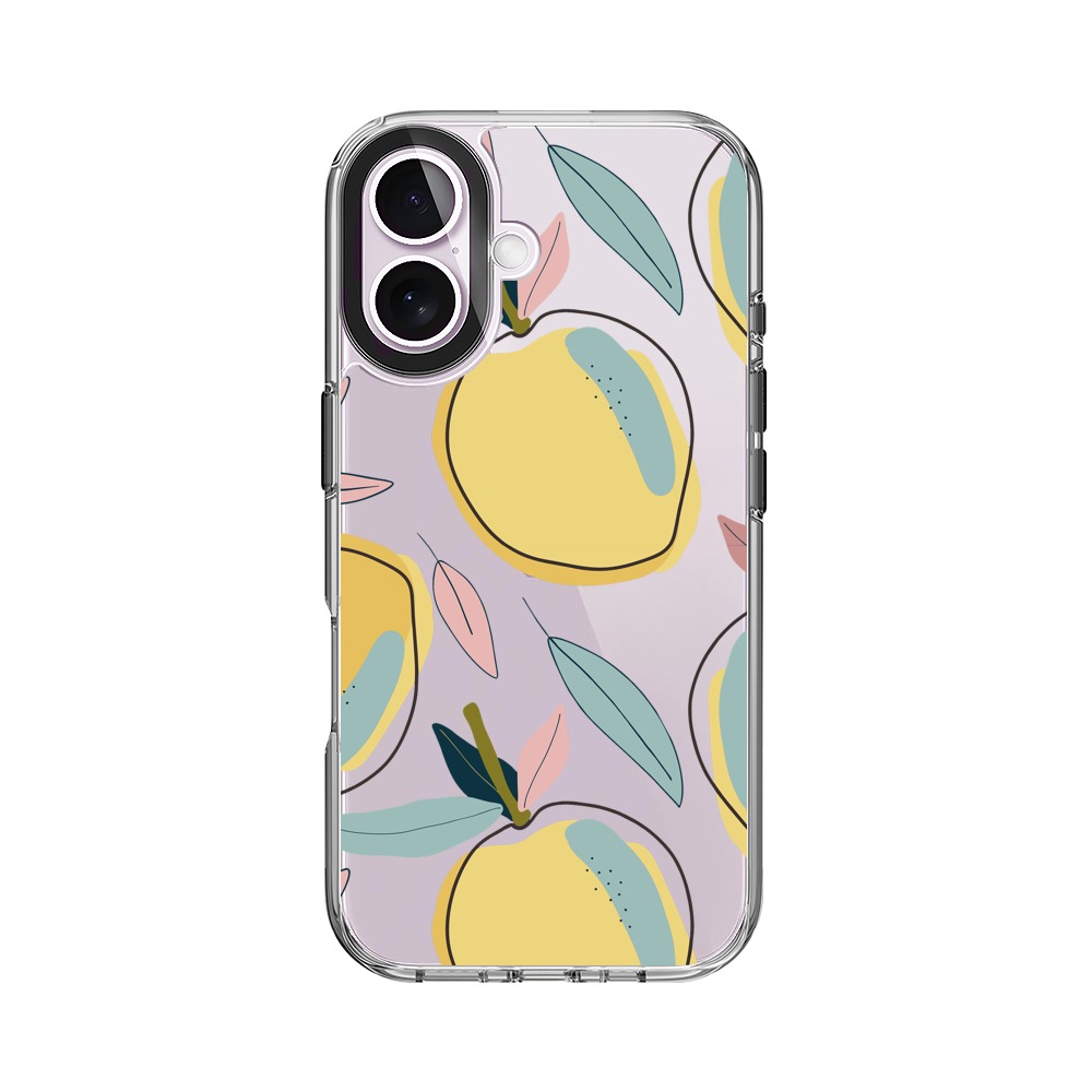 レモンのパターン iPhone 17オリジナルケース