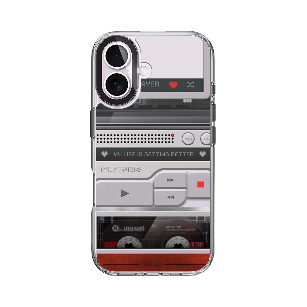 レトロカセットプレーヤー iPhone 17オリジナルケース