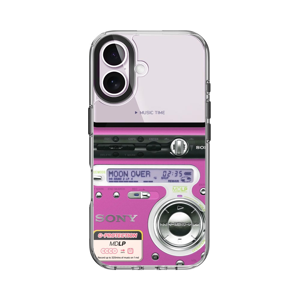 レトロMDプレーヤー iPhone 17オリジナルケース