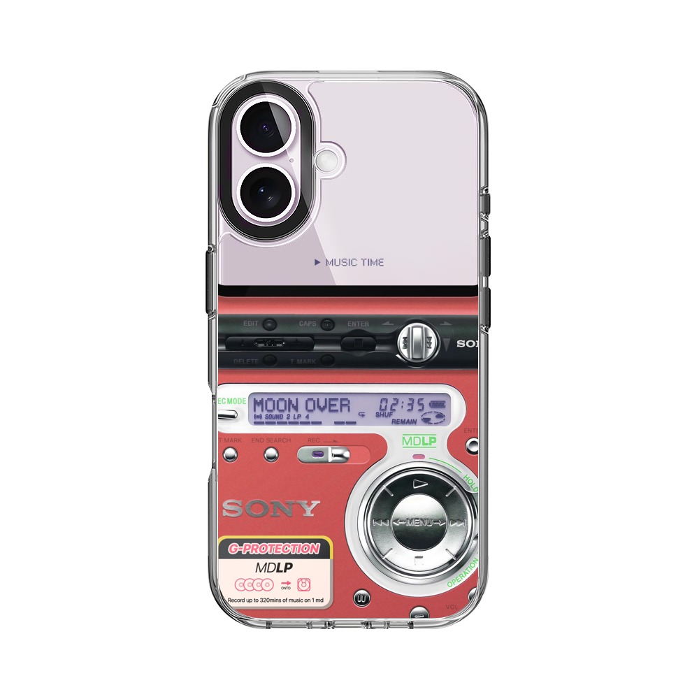 レトロ音楽プレーヤー iPhone 17オリジナルケース