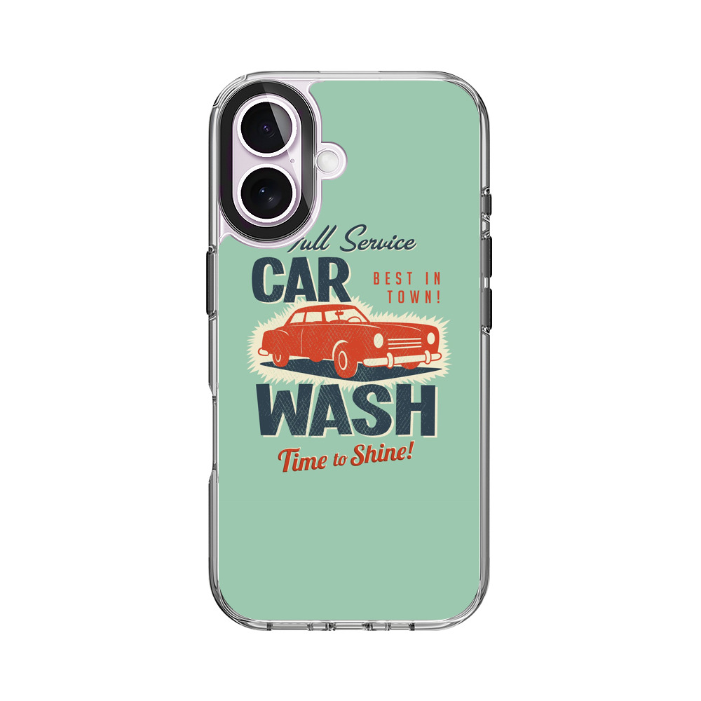 レトロな車のイラスト car-wash レトロな車のイラスト car-wash