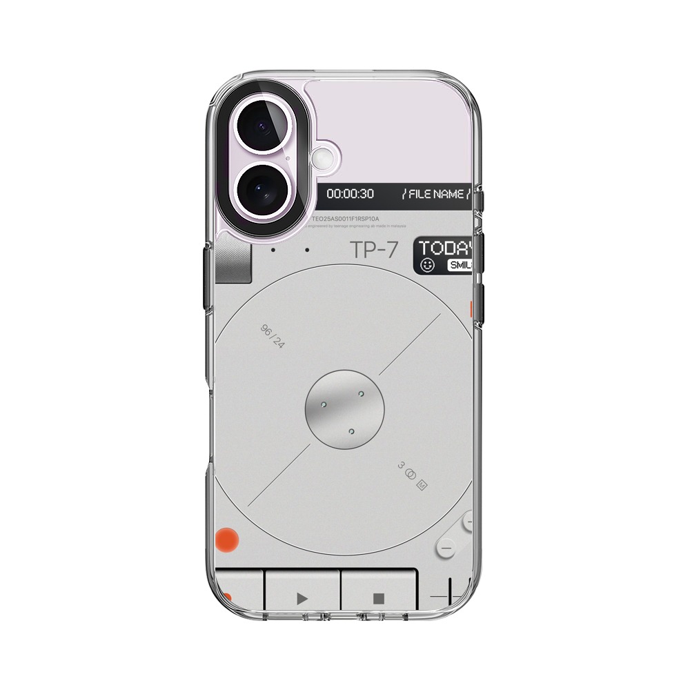 レトロカセットダイヤル iPhone 17オリジナルケース