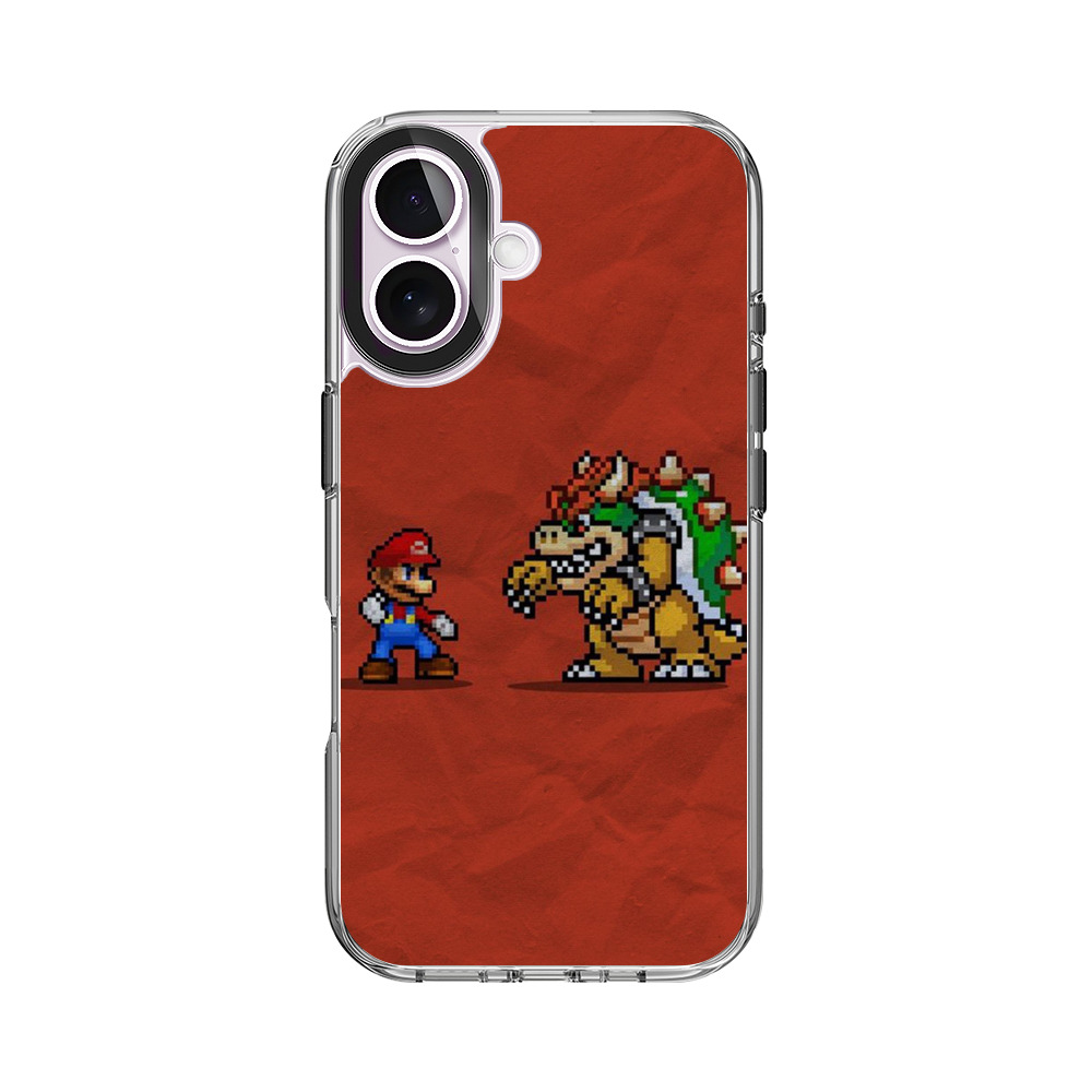 マリオとクッパの対決 iPhone 17オリジナルケース