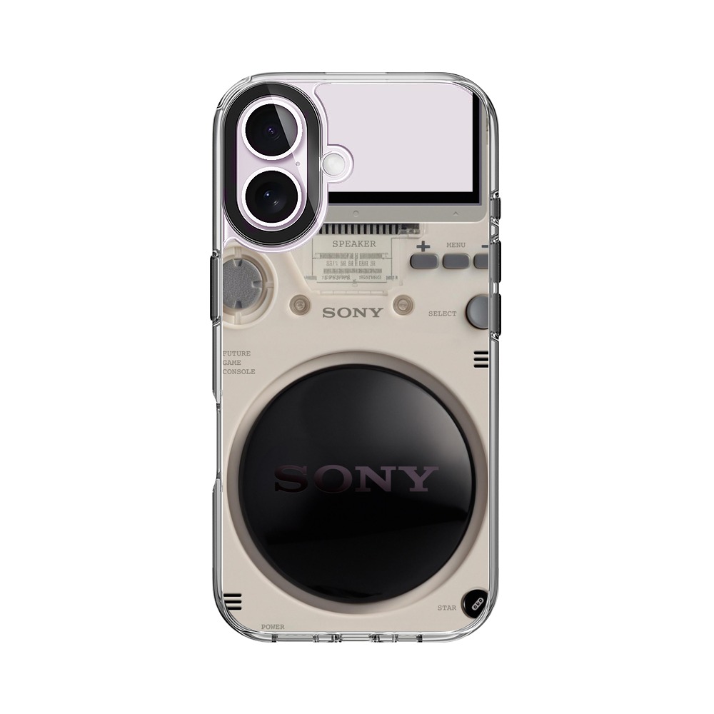 レトロなゲーム機背面 iPhone 17オリジナルケース