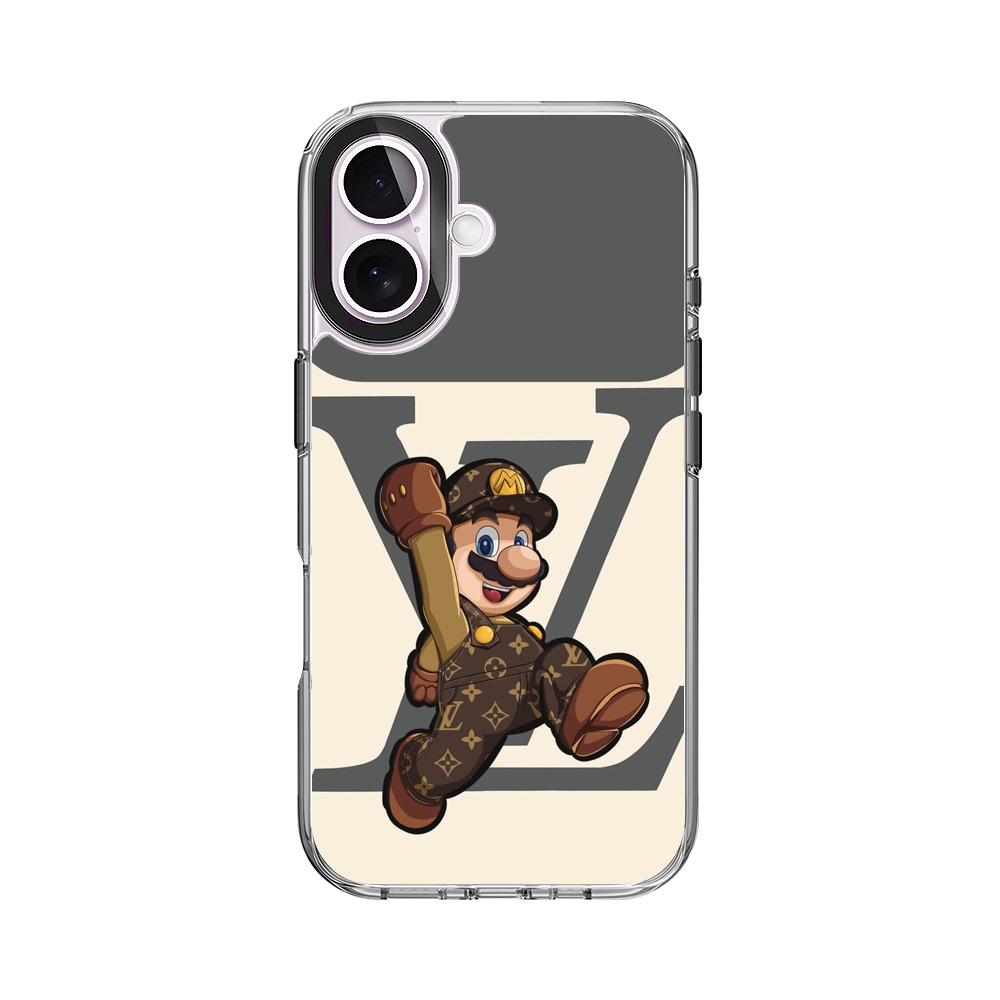 ルイヴィトン柄のマリオ iPhone 17オリジナルケース