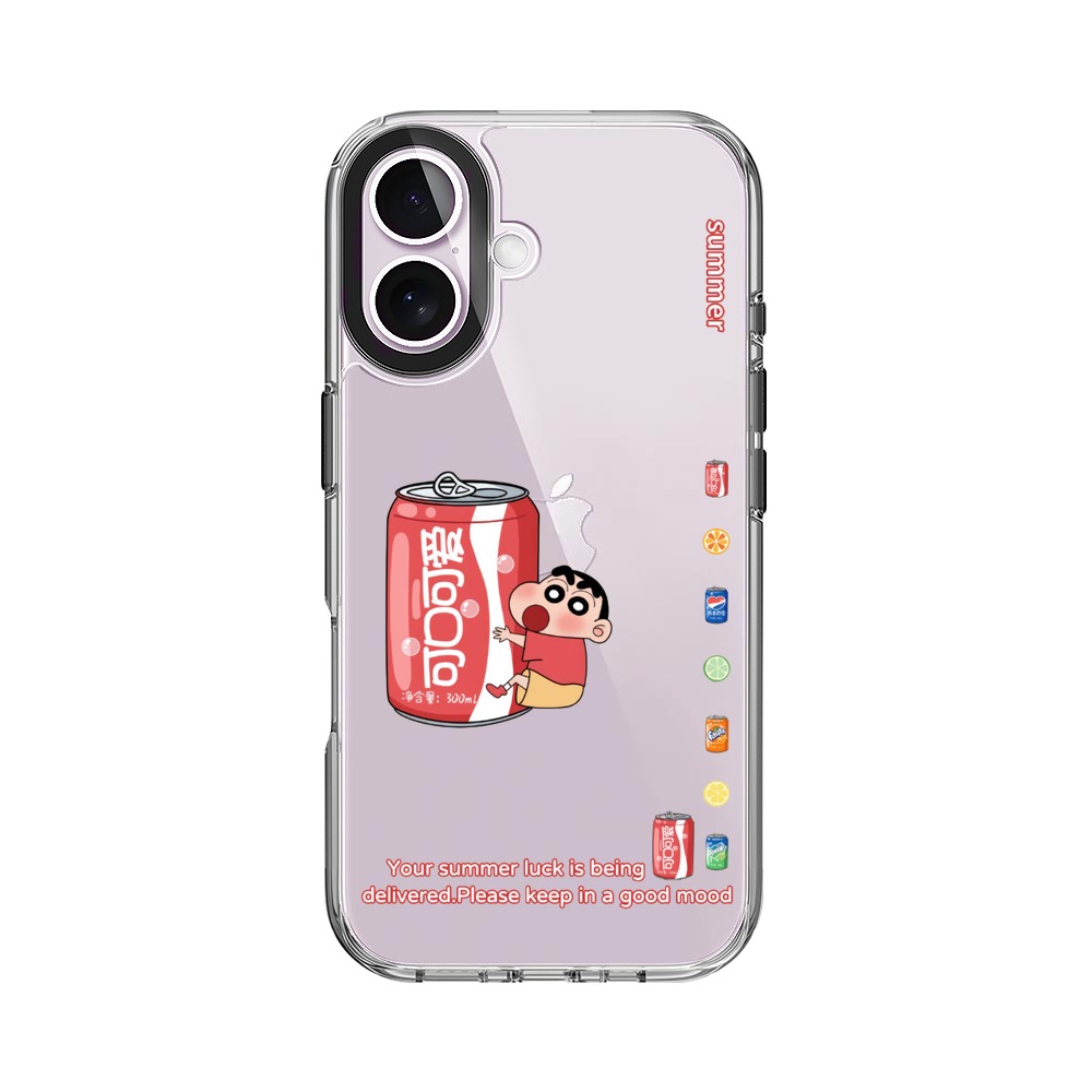 しんちゃんとコーラ缶 iPhone 17オリジナルケース