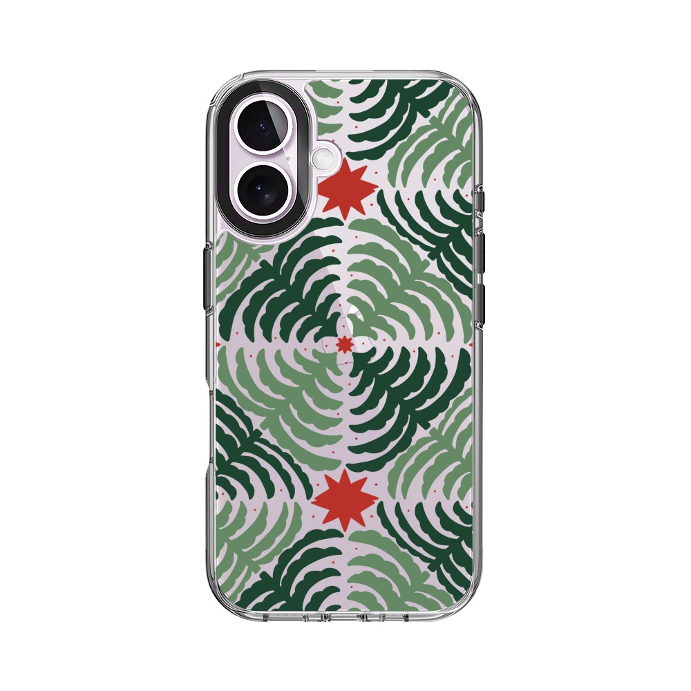 植物模様のデザイン iPhone 17オリジナルケース