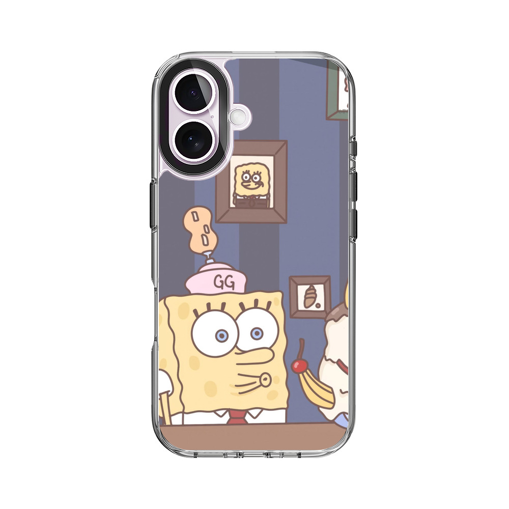 スポンジボブイラスト iPhone 17オリジナルケース