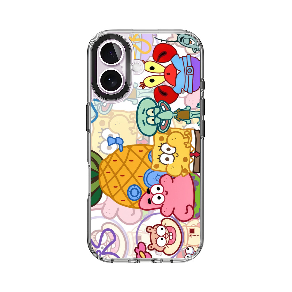 スポンジボブキャラ集合 iPhone 17オリジナルケース